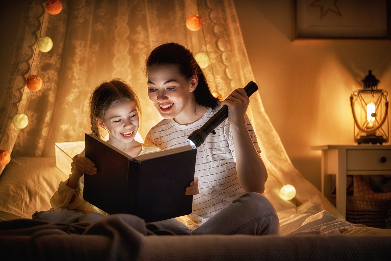 Family Reading Bedtime